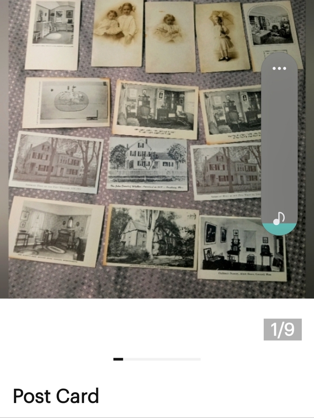 Vintage Black & White Postcard Lot close to 100 post cards all vintage